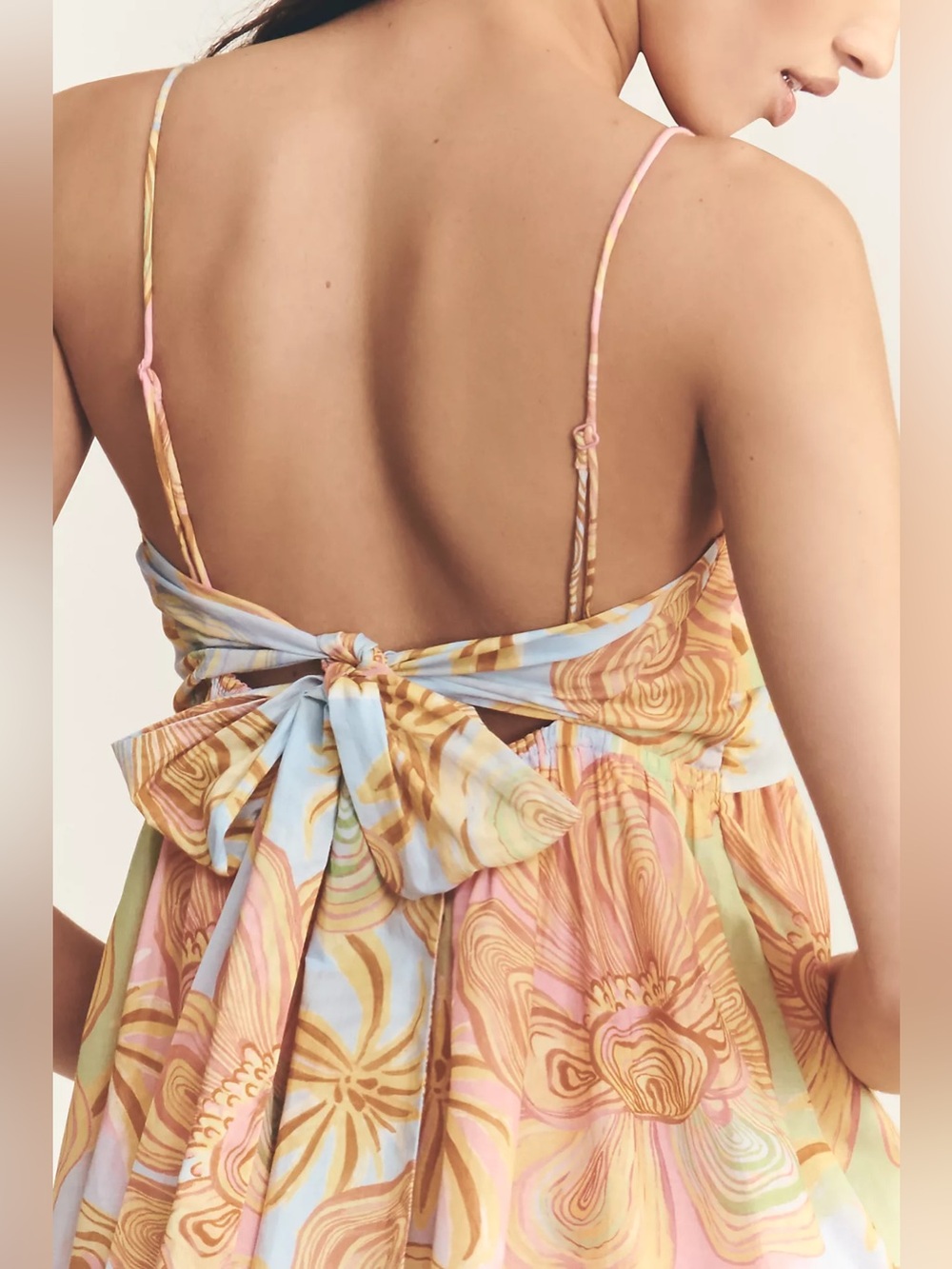 Farm Rio x Anthropologie Sleeveless Printed Mini Dress - Picture 3 of 7